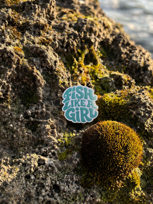 Fish Like A Girl Pin